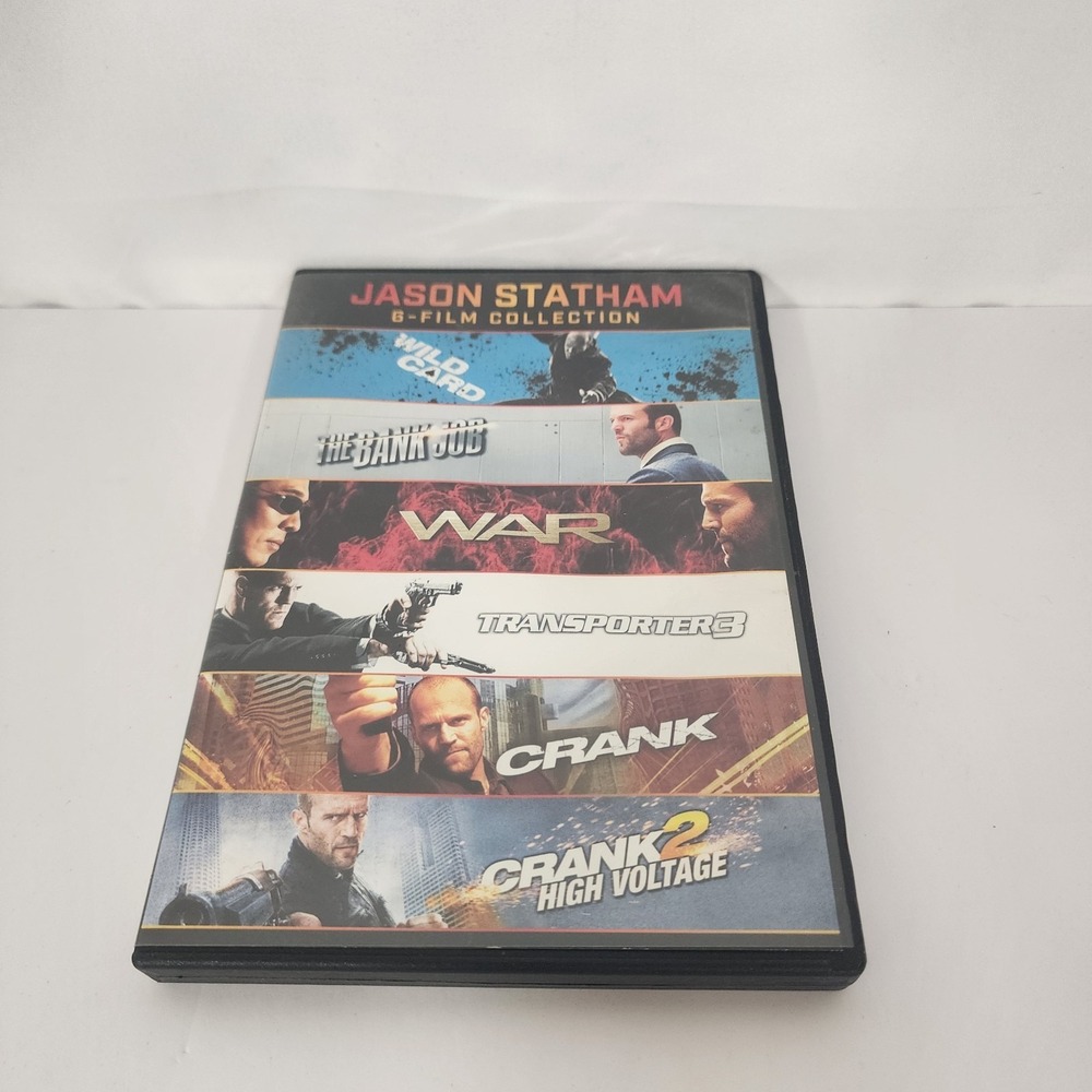 Jason‎ Statham 6-Film Collection DVD Crank Transporter 3 Bank Job Wild Card